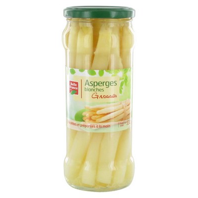 Large White Asparagus Belle France Jar 530g