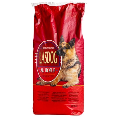 20kg Bag Beef Dog Kibble LASDOG