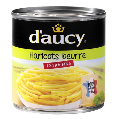 220G HARICOTS BEURRE XF D'AUCY