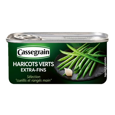 Haricots Verts extra-fins Cassegrain 110g