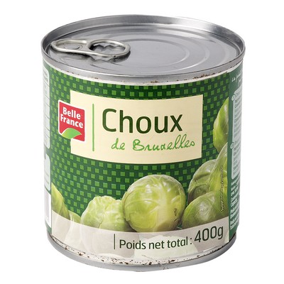 CHOU DE BRUXELLES BF BOITE 1/2 OF 400 G
