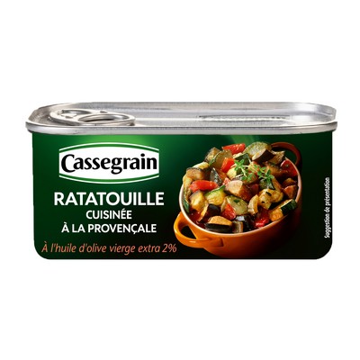 Ratatouille Cuisinée à la Provençale Cassegrain 185g