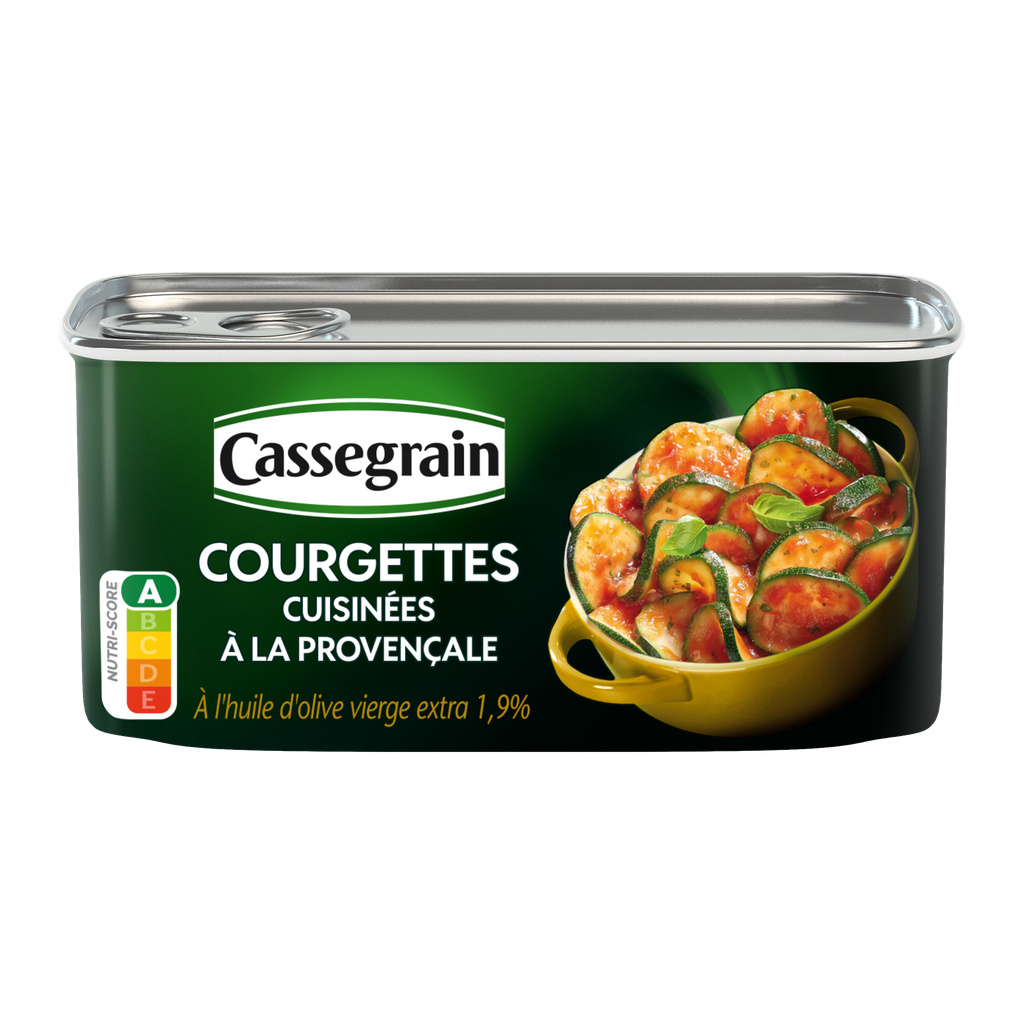 Provençal-Style Cooked Zucchini Cassegrain 185g