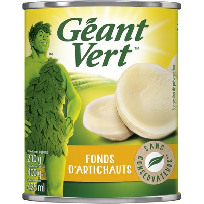 Geant Vert Fonds Artichaut Boite 1/2