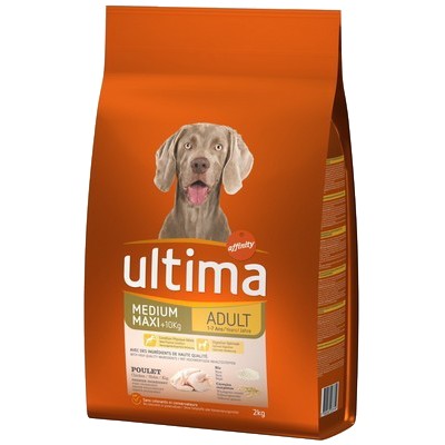 ULTIMA croquettes Chien Medium Maxi Adulte - 2 kgs