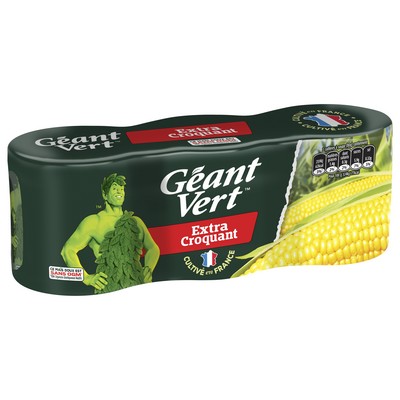 Geant Vert Extra Crunchy Corn 1/4x3