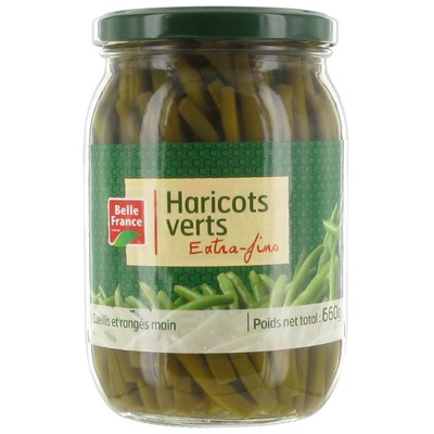 Extra Fine Green Beans Hand-Selected Belle France Jar 660g