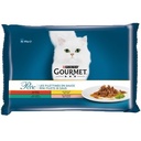 GOURMET PERLE Les Filettines en Sauce - 4 x 85 g - Sachets fraîcheur pour chat adulte