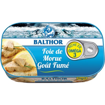 foie de morue goût fumé 123 g