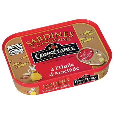 CONNETABLE Sardines in Peanut Oil 115 g