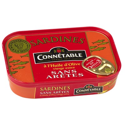 Connétable Sardines in Extra Virgin Olive Oil 115 g