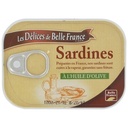 SARDINE A L HUILE D OLIVE DBF BOITE 135 G
