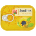 SARDINE A L HUILE DE TOURNESOL BF BOITE 1/5 135G