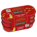 Lot de 3 1/13 Sardines Mes P’tits Plaisirs à l'huile d'olive vierge extra 55g Connétable