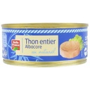 THON ENTIER ALBACORE AU NATUREL BF BOITE 1/3 265 G