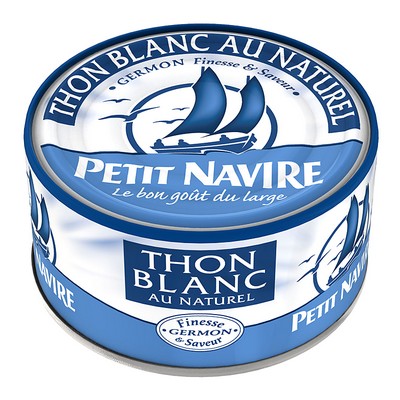 Thon Blanc Démarche Responsable au Naturel PETIT NAVIRE 140g