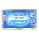 THON ENTIER ALBACORE NATUREL MSC BF BOITE 1/6 133G