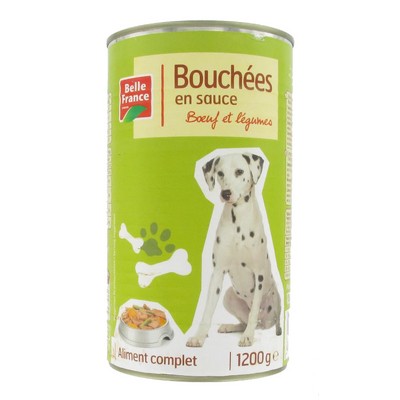 BOUCHEE SAUCE CHIEN BŒUF LEG BF BOITE 3/2 1200 G