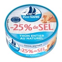 Whole Tuna in Brine -25% Salt Responsible Approach PETIT NAVIRE 112g