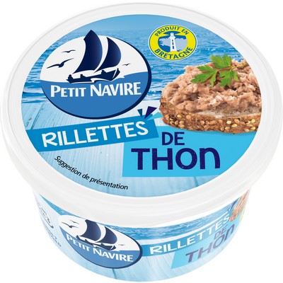 Rillettes de Thon Démarche Responsable PETIT NAVIRE 125g