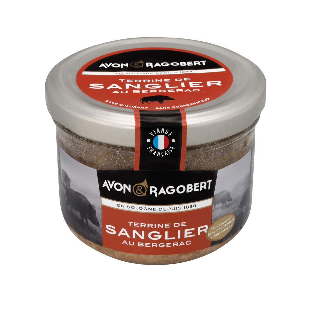 180g Wild Boar Pâté Jar AVO