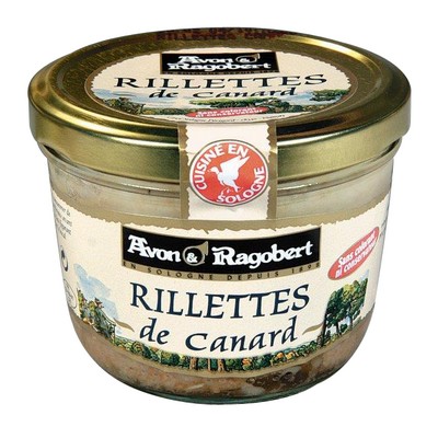 VERRINE 180G RILLETTE CANARD A&R