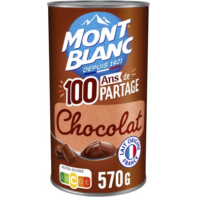 MONT BLANC Crème dessert Boîte Chocolat 570g