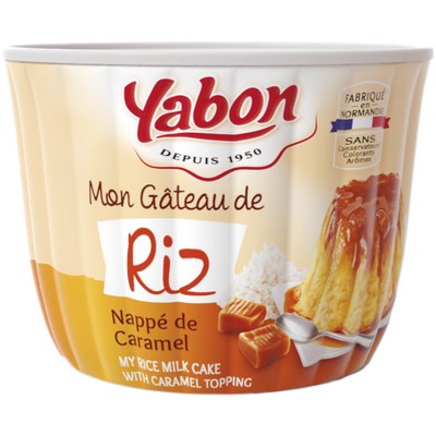 Gâteau de riz nappage caramel pot gourmand 420g