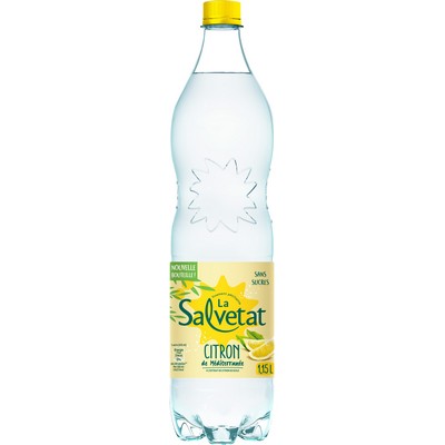 Salvetat Mediterranean Lemon Sparkling Water 1.15L PET