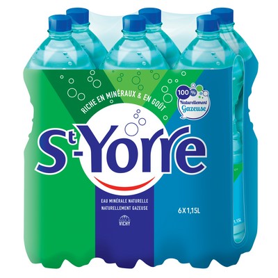 1.15L EAU MINERALE GAZEUSE ST YORRE