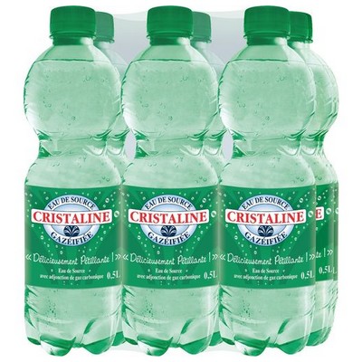 Cristaline Sparkling Spring Water 6x0.5L