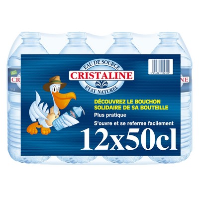 CRISTALINE SPRING WATER 12 x 0.5L
