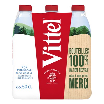 VITTEL eau minérale naturelle 6 x 50cl