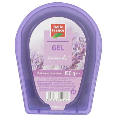 BELLE FRANCE Lavender Scented Gel Deodorizer Tray 150g