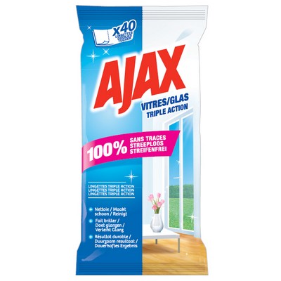 20 WINDOW-PANE DETERGENT CLOTHS AJAX