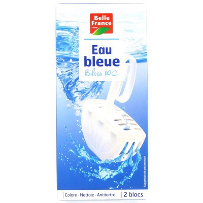 BELLE FRANCE BLOC WC EAU BLEUE 2 X 40G