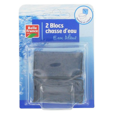 Belle France Blue Toilet Bowl Block 2x50g