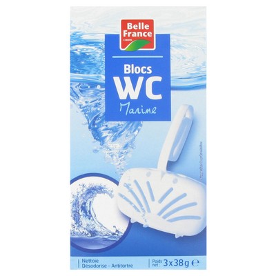 BELLE FRANCE BLOCS WC MARINE  3x38G