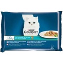 GOURMET PERLE Plaisirs de la Mer 4x85g Sachets fraîcheur pour chat adulte