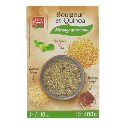 Quinoa and Bulgur Mix 10 min Belle France 400g Box