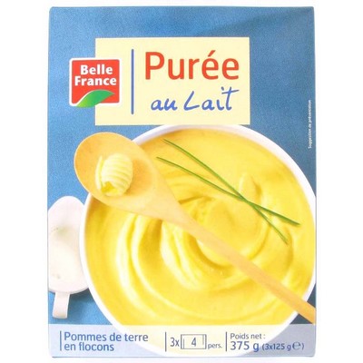Milk Mashed Potatoes 3 Sachets Belle France Box 375g