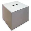 White Birthday Card Box 30x30x30