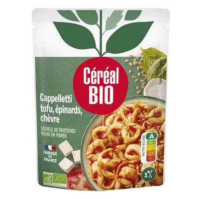 Organic Cappelletti Goat Cheese, Tofu & Spinach 220g