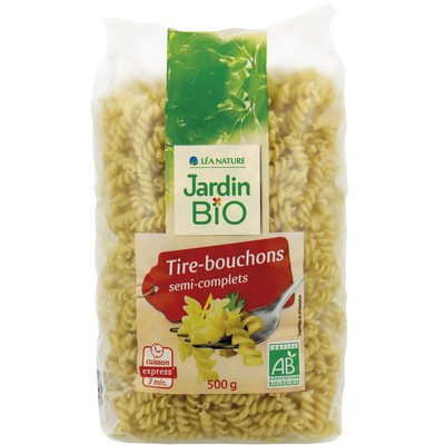 JARDIN BIO / EXPRESS CORKSCREW PASTA 3-MINUTE COOKING ORGANIC* / 500G BAG