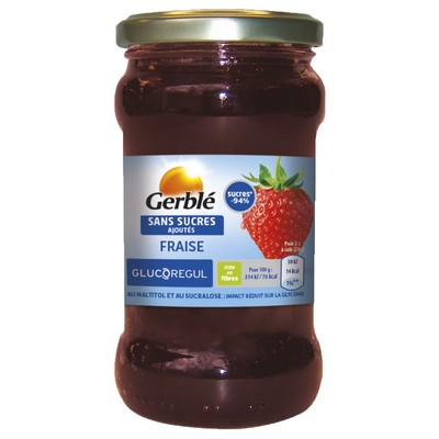 GERBLE SANS SUCRES AJOUTES FRAISE 320G