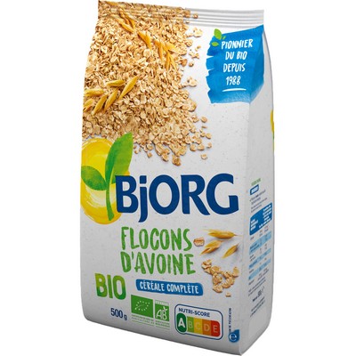 BJOR Flocons d'avoine complete 500g bio