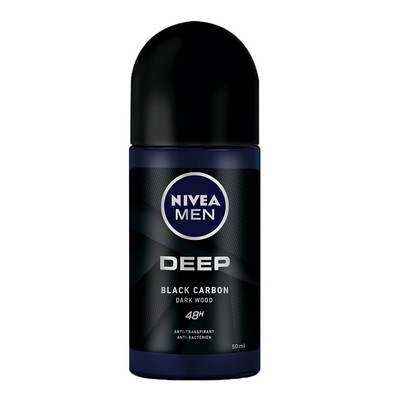 Déodorant Bille Homme Anti-transpirant 72H Deep NIVEA MEN le roll-on de 50ml