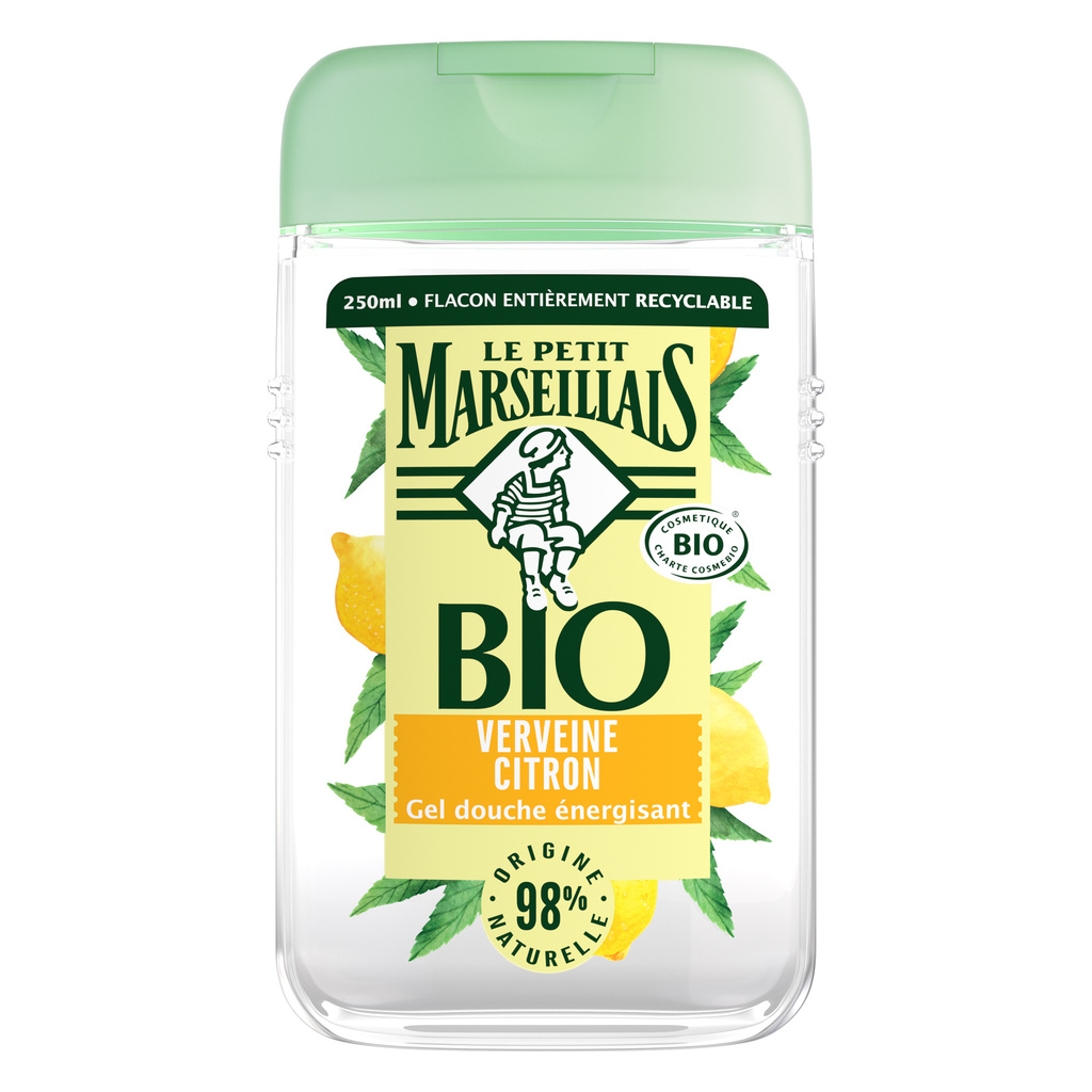 Organic Energizing Verbena Lemon Shower Gel 250ml