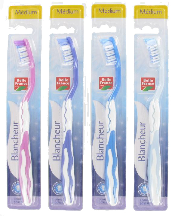 TOOTHBRUSH MED.WHITE.BF	