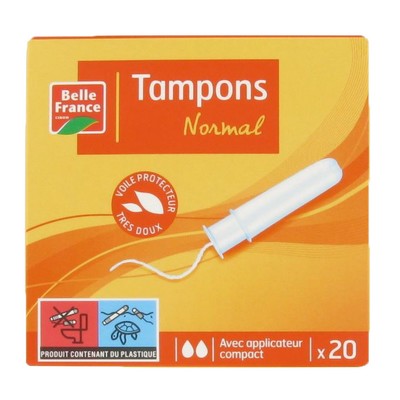 BELLE FRANCE Tampons Appli Normal x20 